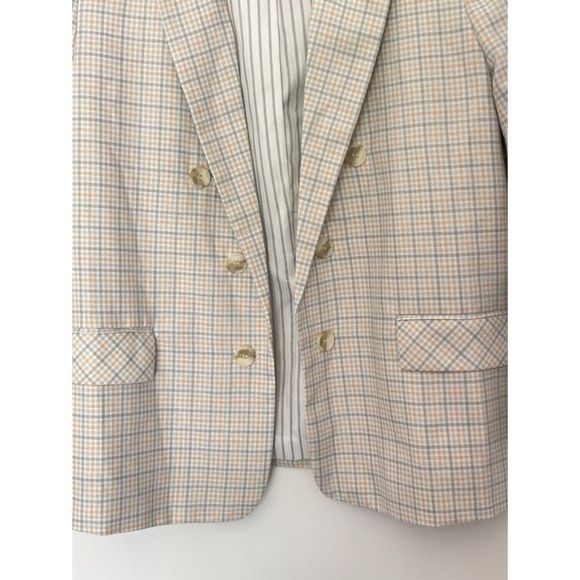 1. STATE Plaid Checkered Blazer Jacket Business Career Neutral Size XL NEW D10 - Picture 11 of 16